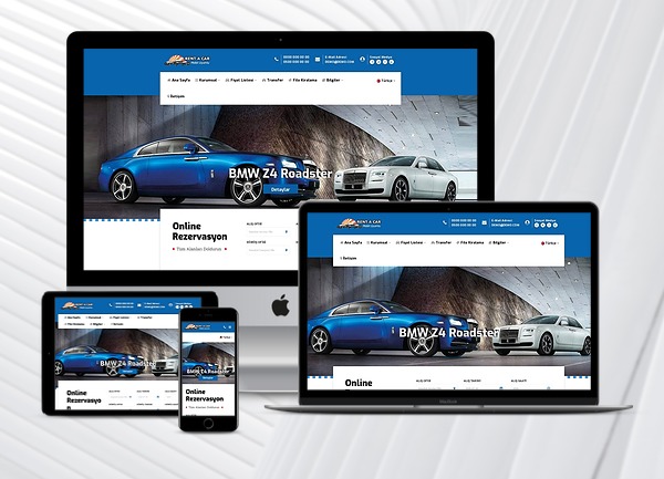 Rent A Car Web Paketi Road