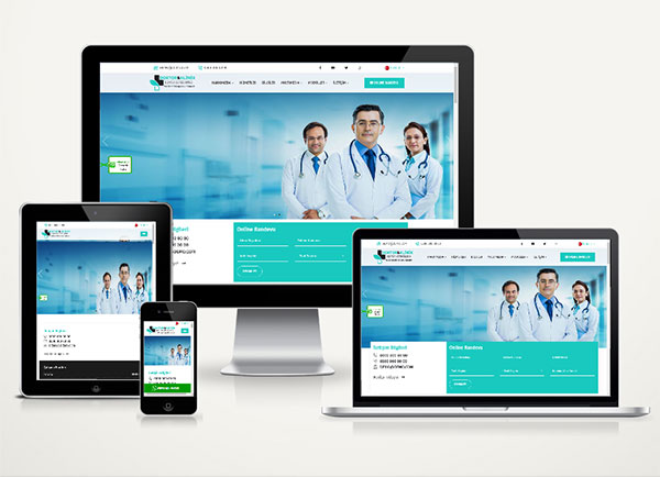 Doktor / Klinik Web Sitesi Paketi Care