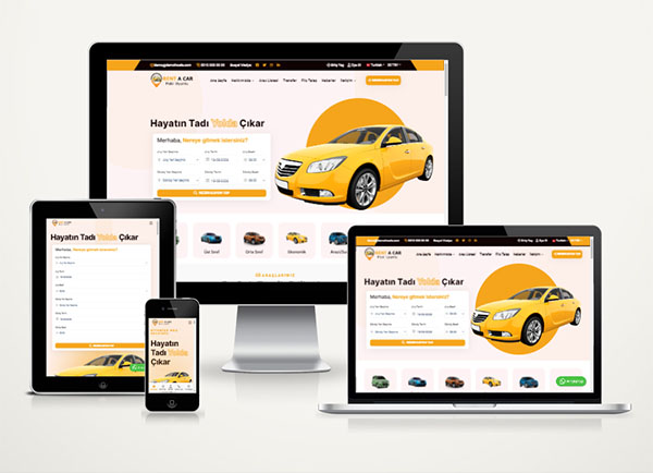 Rent A Car Web Sitesi Paketi Miles