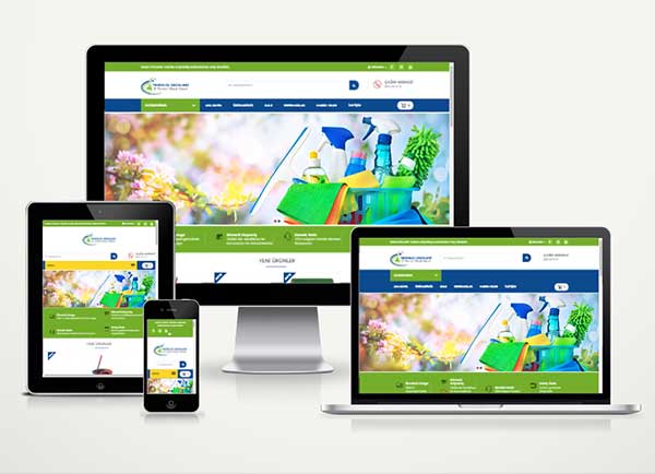 E-Ticaret Temizlik Ürünleri Web Paketi  Sim