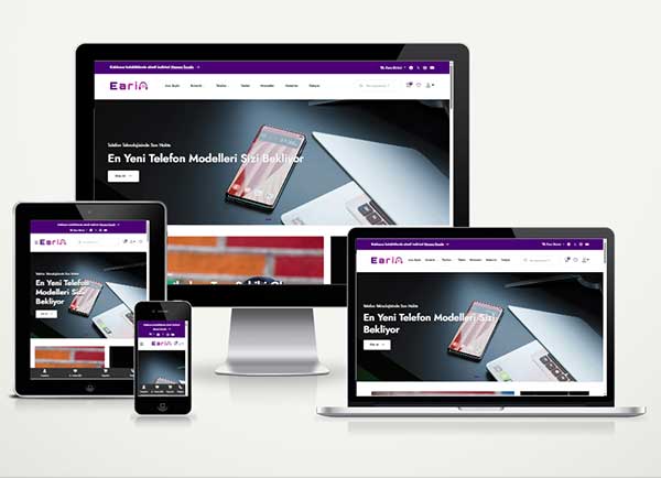 Telefon ve Bilgisayar E-Ticaret Web Paketi Ea