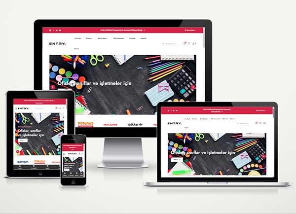 Kırtasiye Ürünleri Satış E-Ticaret Paket