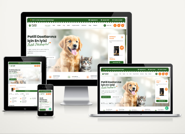 WhatsApp E-Ticaret PetShop Satış Sitesi
